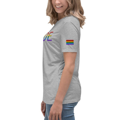 Rainbow Flag LGBTQ+ Pride Women's Relaxed T-Shirt