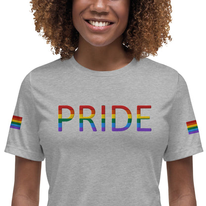 Rainbow Flag LGBTQ+ Pride Women's Relaxed T-Shirt