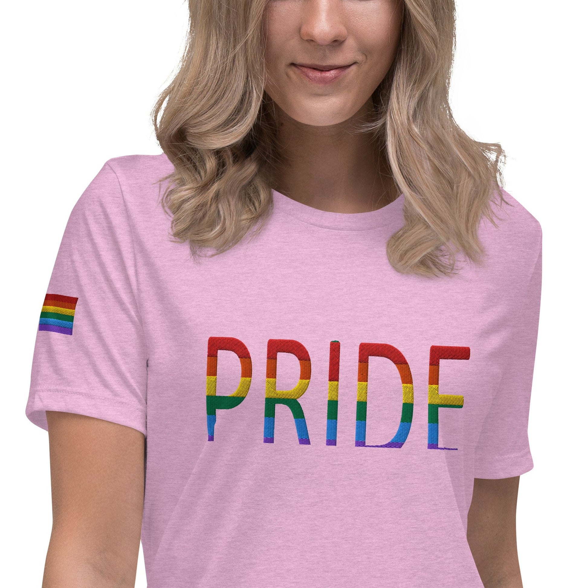 Rainbow Flag LGBTQ+ Pride Women's Relaxed T-Shirt