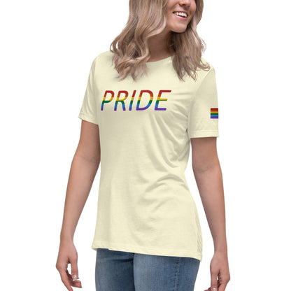 Rainbow Flag LGBTQ+ Pride Women's Relaxed T-Shirt