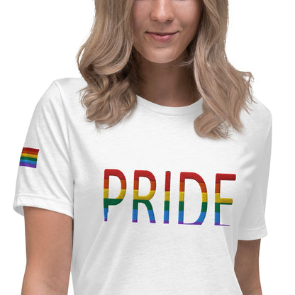 Rainbow Flag LGBTQ+ Pride Women's Relaxed T-Shirt