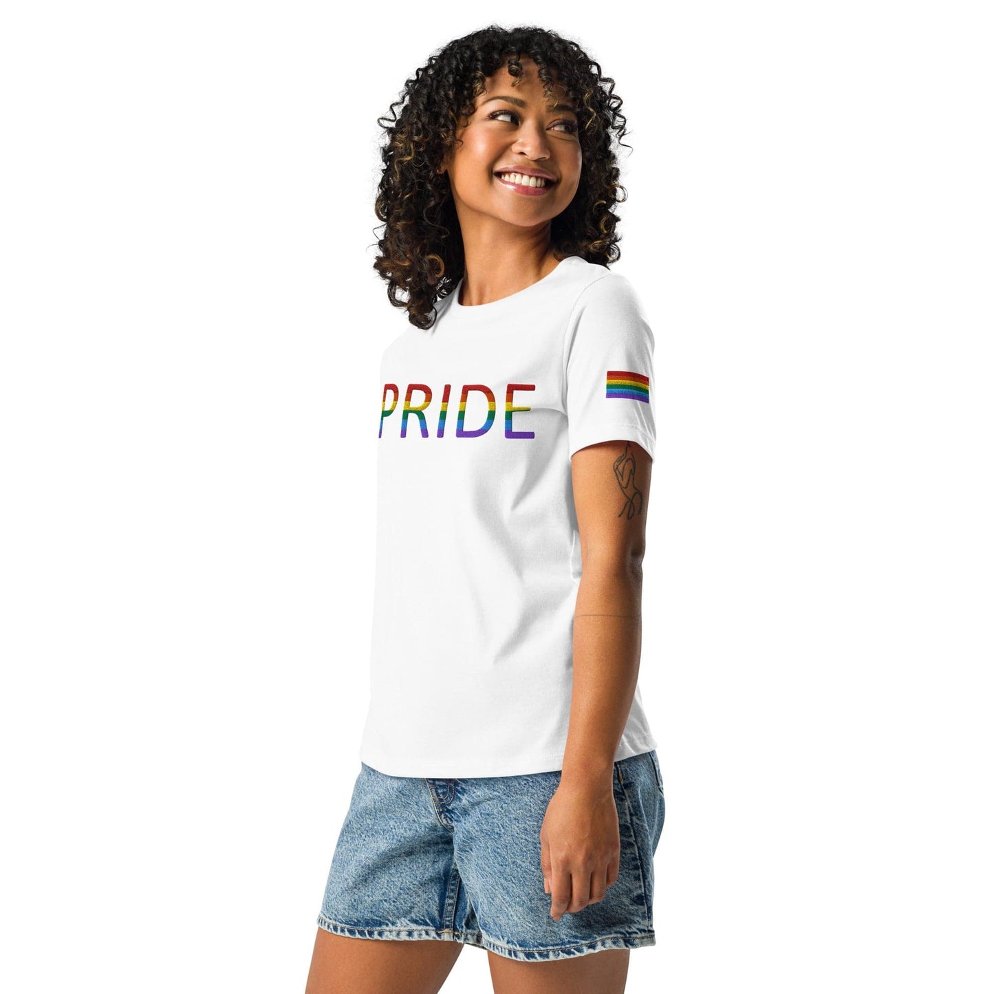 Rainbow Flag LGBTQ+ Pride Women's Relaxed T-Shirt