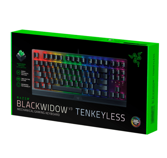 Razer BlackWidow V3 Tenkeyless Mechanical Gaming Keyboard - Green Switch