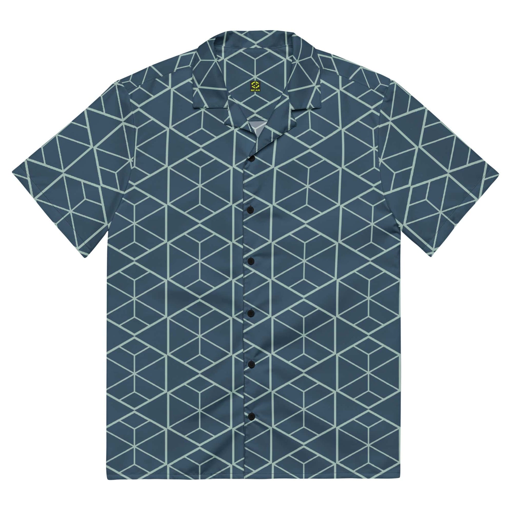 Retro Geometric Pattern Shirt