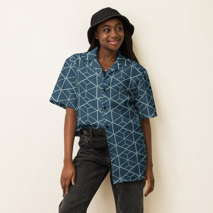 Retro Geometric Pattern Shirt