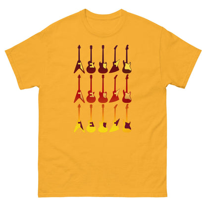 Scar Design Gold / S Retro Guitars T-shirt