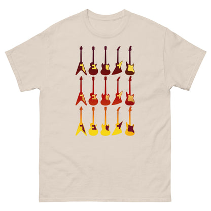 Scar Design Natural / S Retro Guitars T-shirt