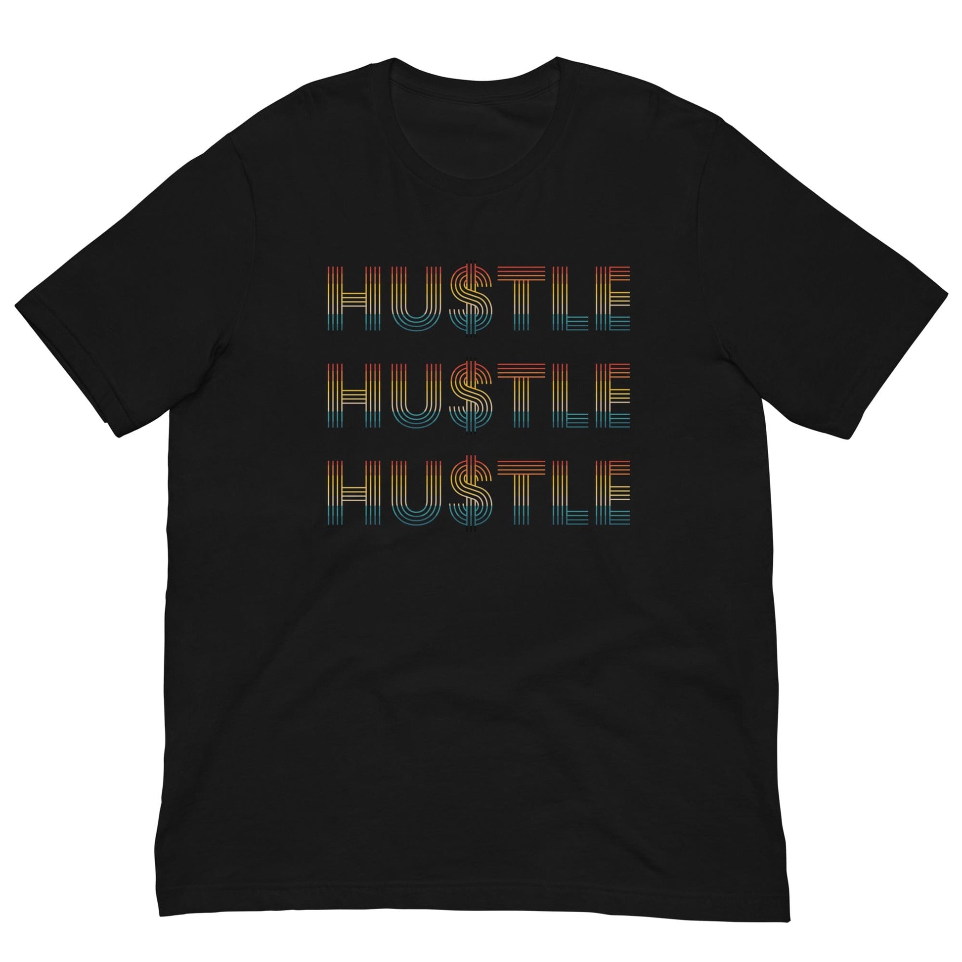 Retro Hustle T-shirt Black / XS