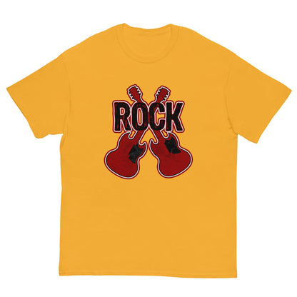 Rock Guitars Musician T-Shirt Gold / S