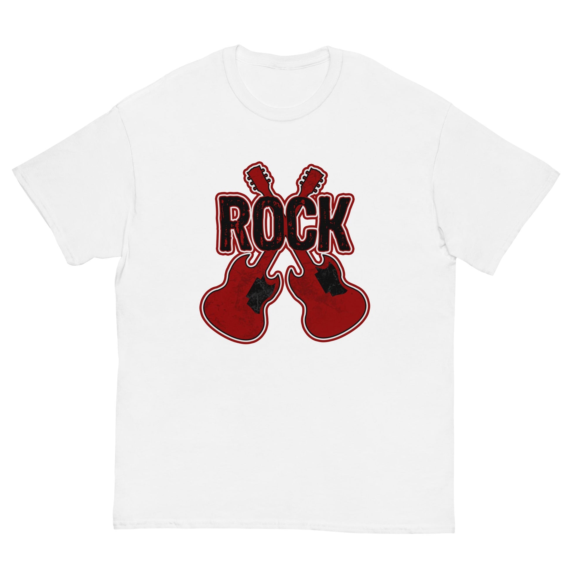 Rock Guitars Musician T-Shirt White / S