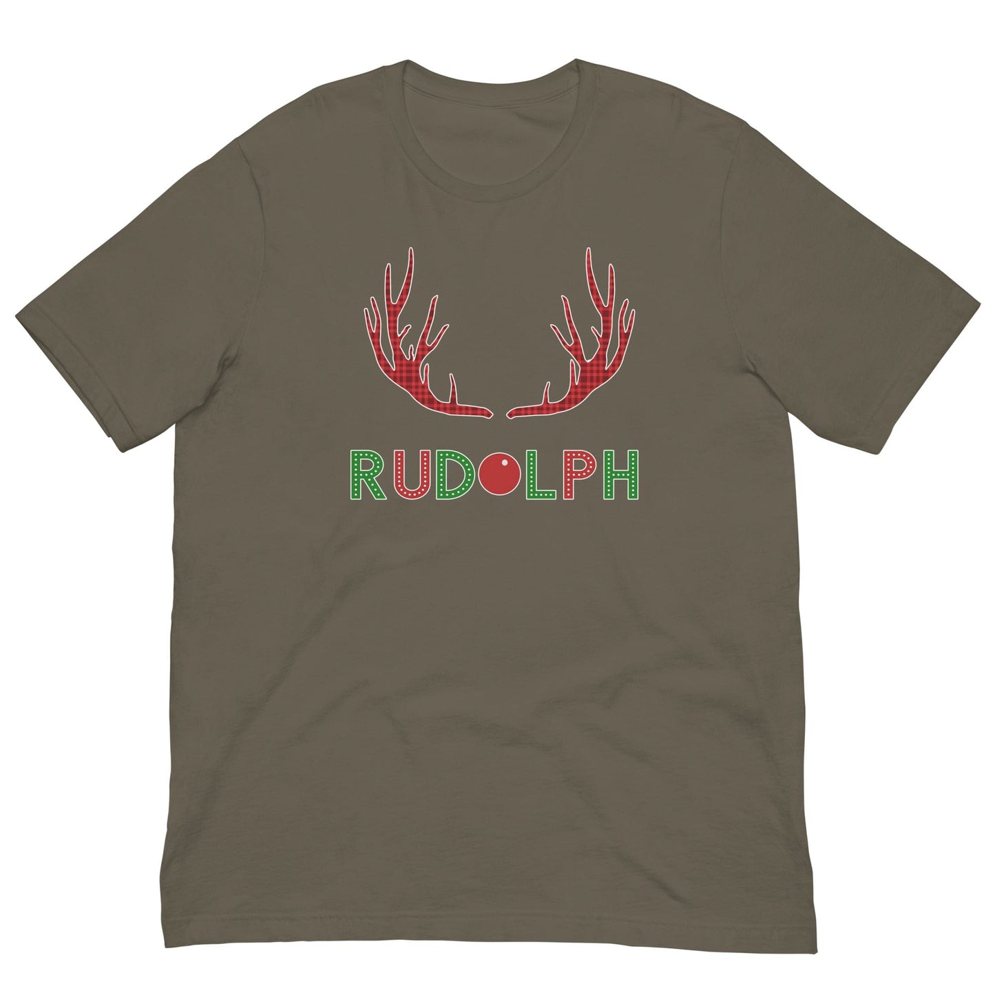 Rudolf the Reindeer T-shirt Army / S