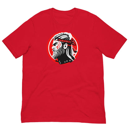 Samurai Warrior T-shirt Red / XS