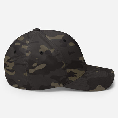 Scar Design Logo Army Camo Embroidered Cap