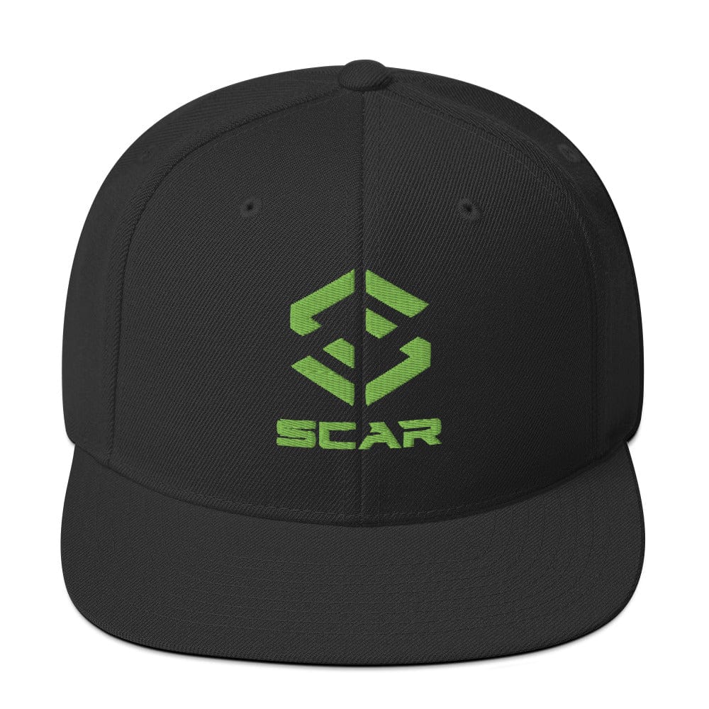 Scar Design Logo Snapback Embroidered Hat