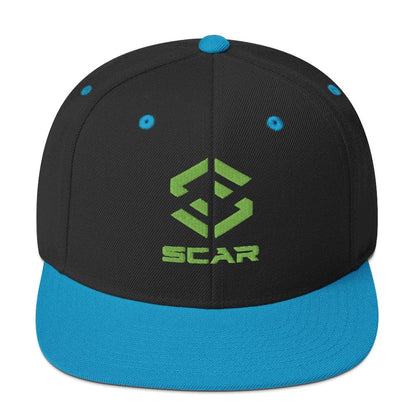 Scar Design Logo Snapback Embroidered Hat