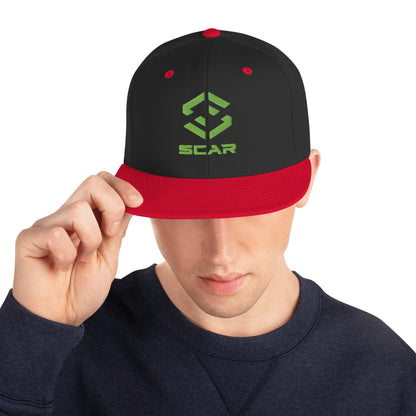 Scar Design Logo Snapback Embroidered Hat