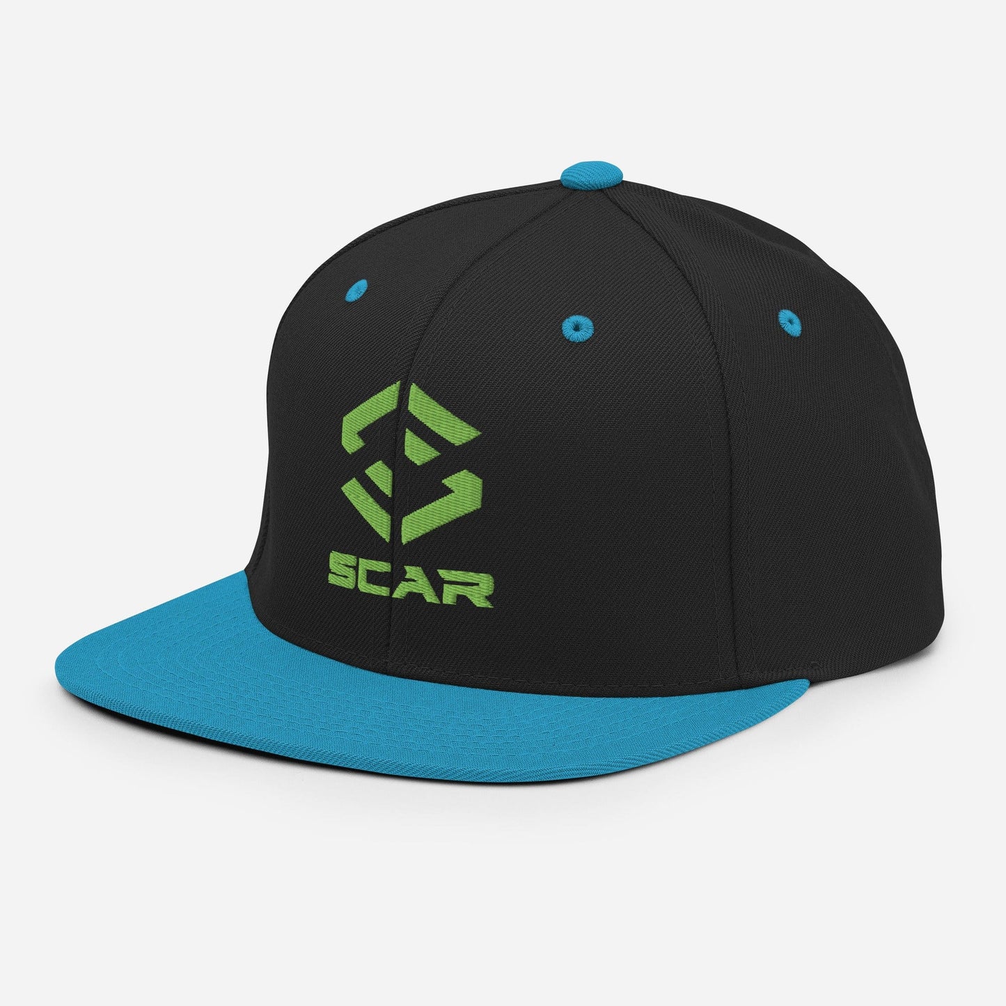 Scar Design Logo Snapback Embroidered Hat