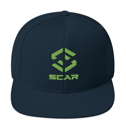 Scar Design Logo Snapback Embroidered Hat