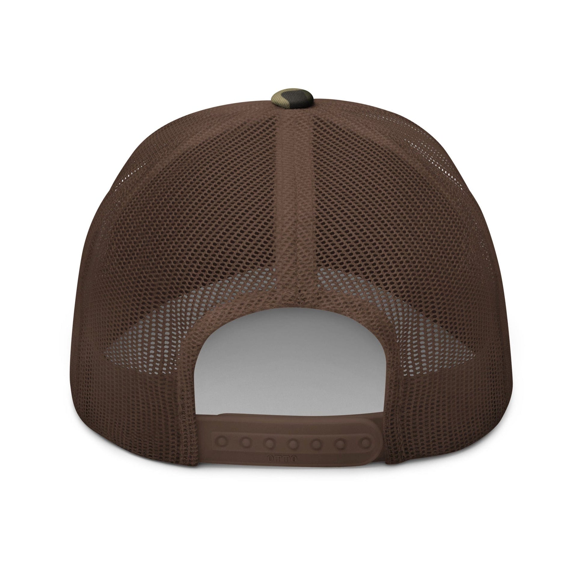 Scar Logo Camouflage Trucker Embroidered Hat