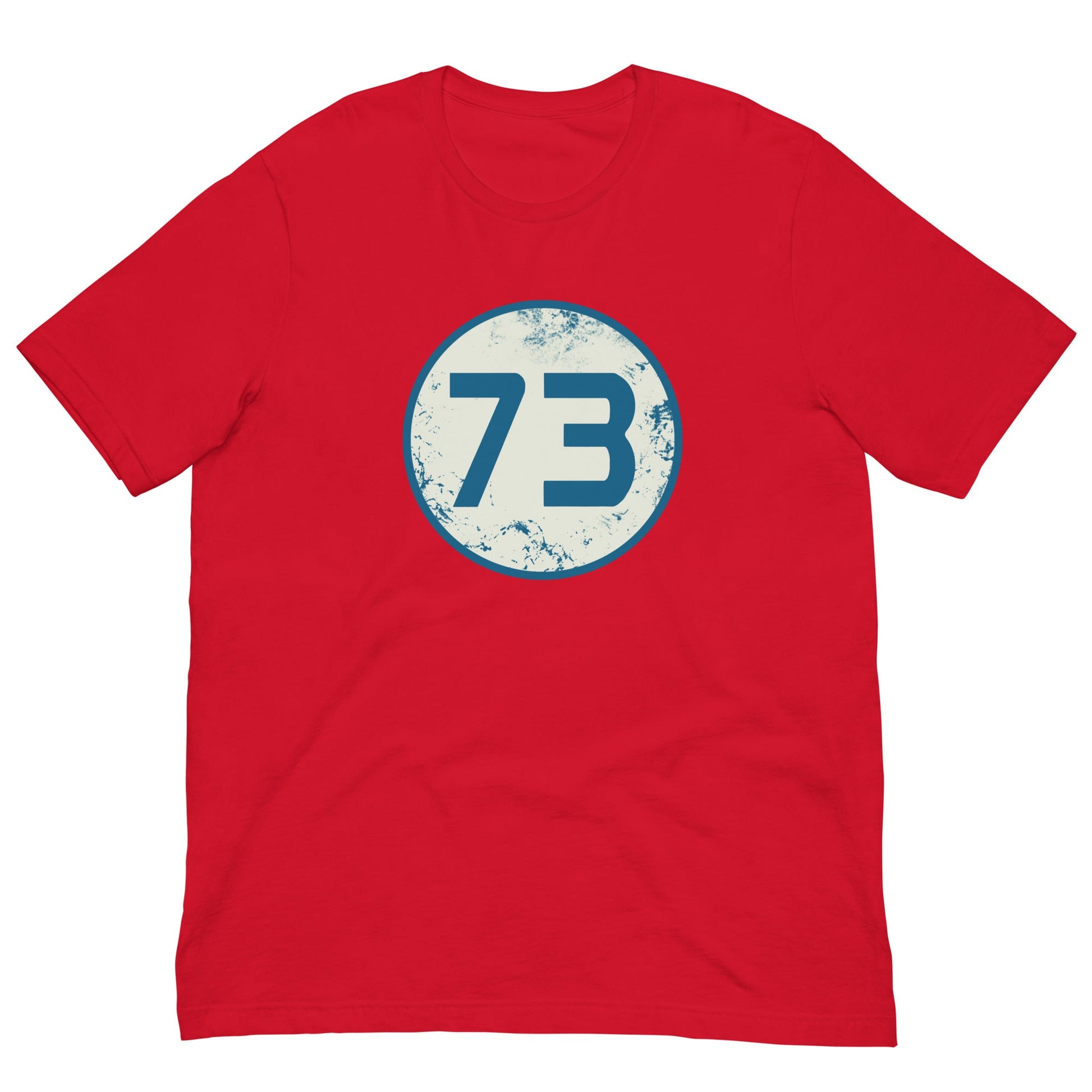 Sheldon Magic Number 73 T-shirt Red / XS