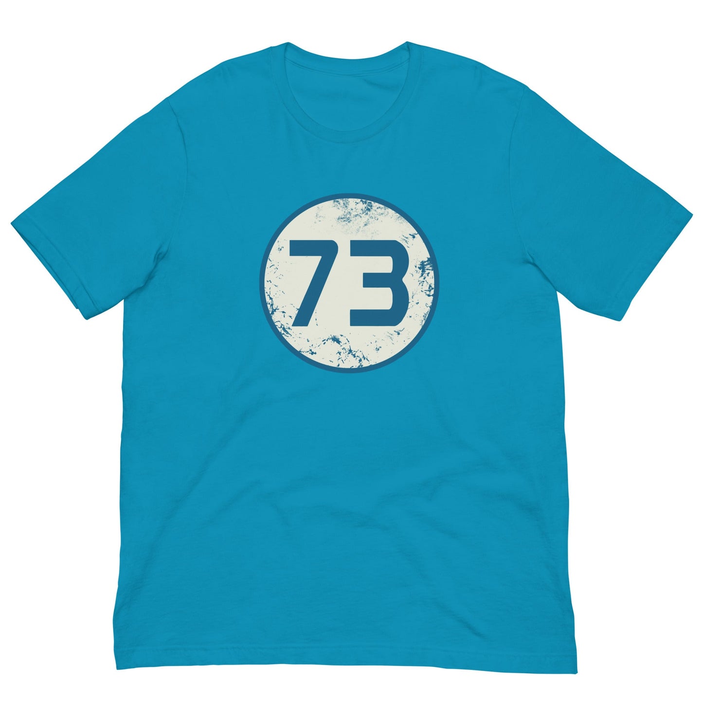 Sheldon Magic Number 73 T-shirt Aqua / S