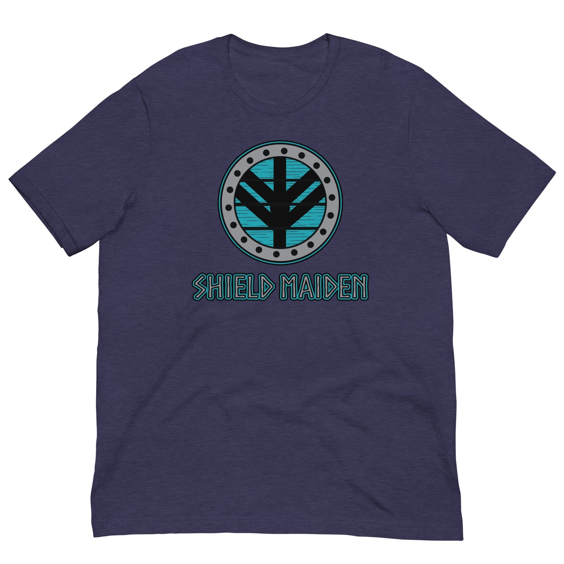 Shield maiden T-shirt Heather Midnight Navy / XS