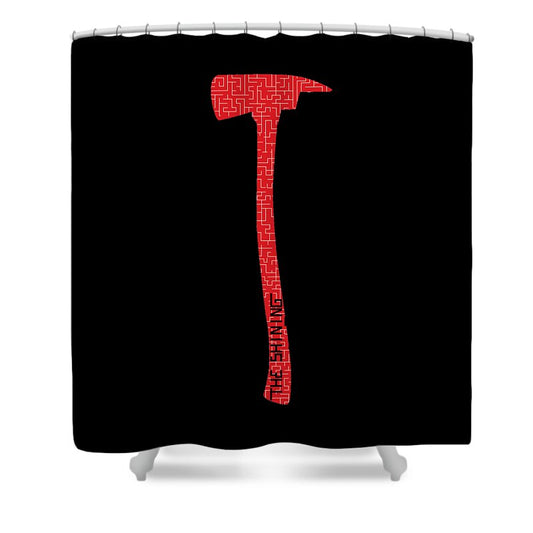 Shining Axe - Shower Curtain
