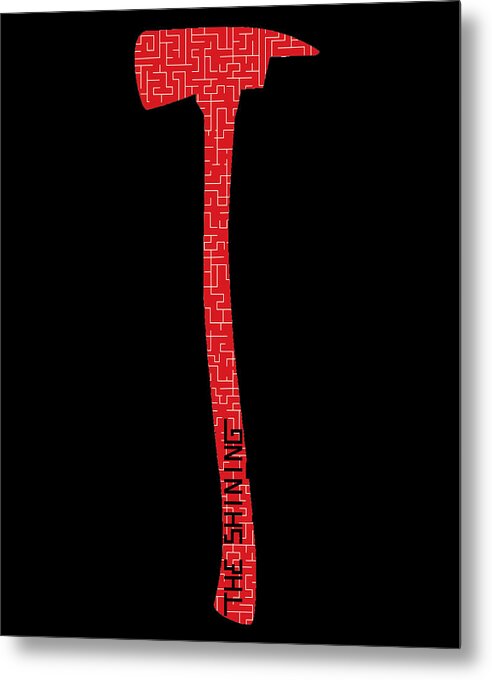 Shining Axe - Metal Print