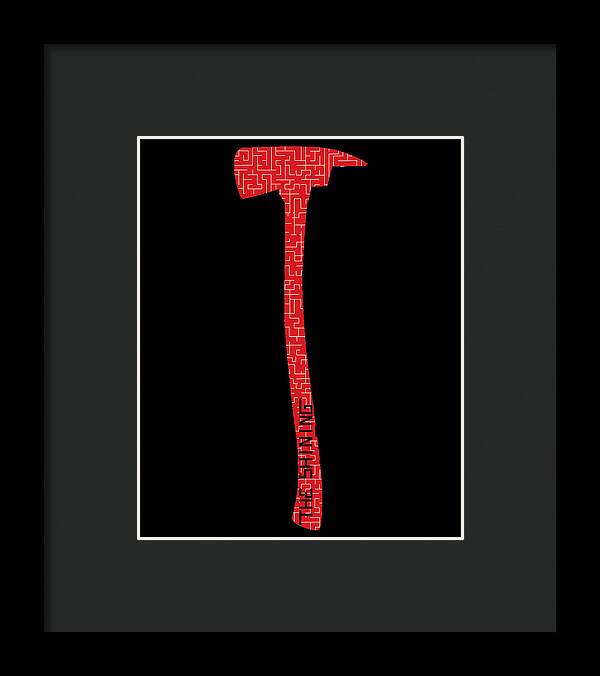 Shining Axe - Framed Print