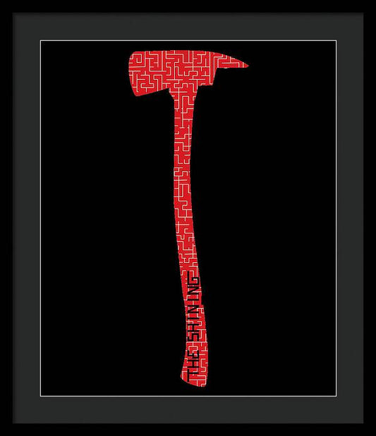 Shining Axe - Framed Print
