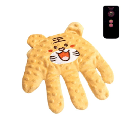 Soothing Baby Sleep Aid Pillow Babies Soothing Palms Baby Sleep Aid Infant Calming Sleeper Remote Control Hand Palms for Toddler Yellow Tiger