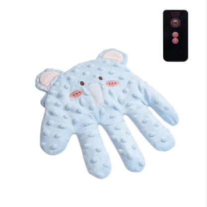 Soothing Baby Sleep Aid Pillow Babies Soothing Palms Baby Sleep Aid Infant Calming Sleeper Remote Control Hand Palms for Toddler Blue Elephant