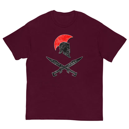 Spartan Molon Labe Swords T-shirt Maroon / S
