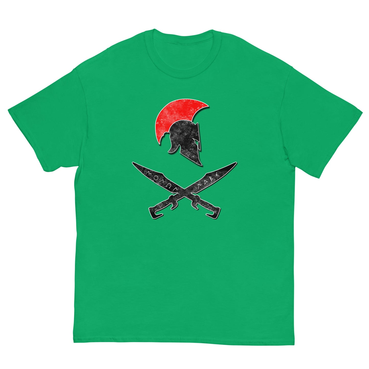 Spartan Molon Labe Swords T-shirt Irish Green / S