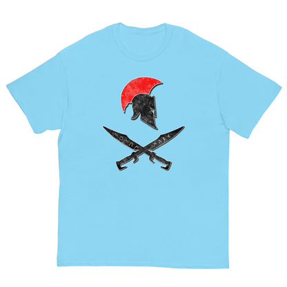 Spartan Molon Labe Swords T-shirt Sky / S