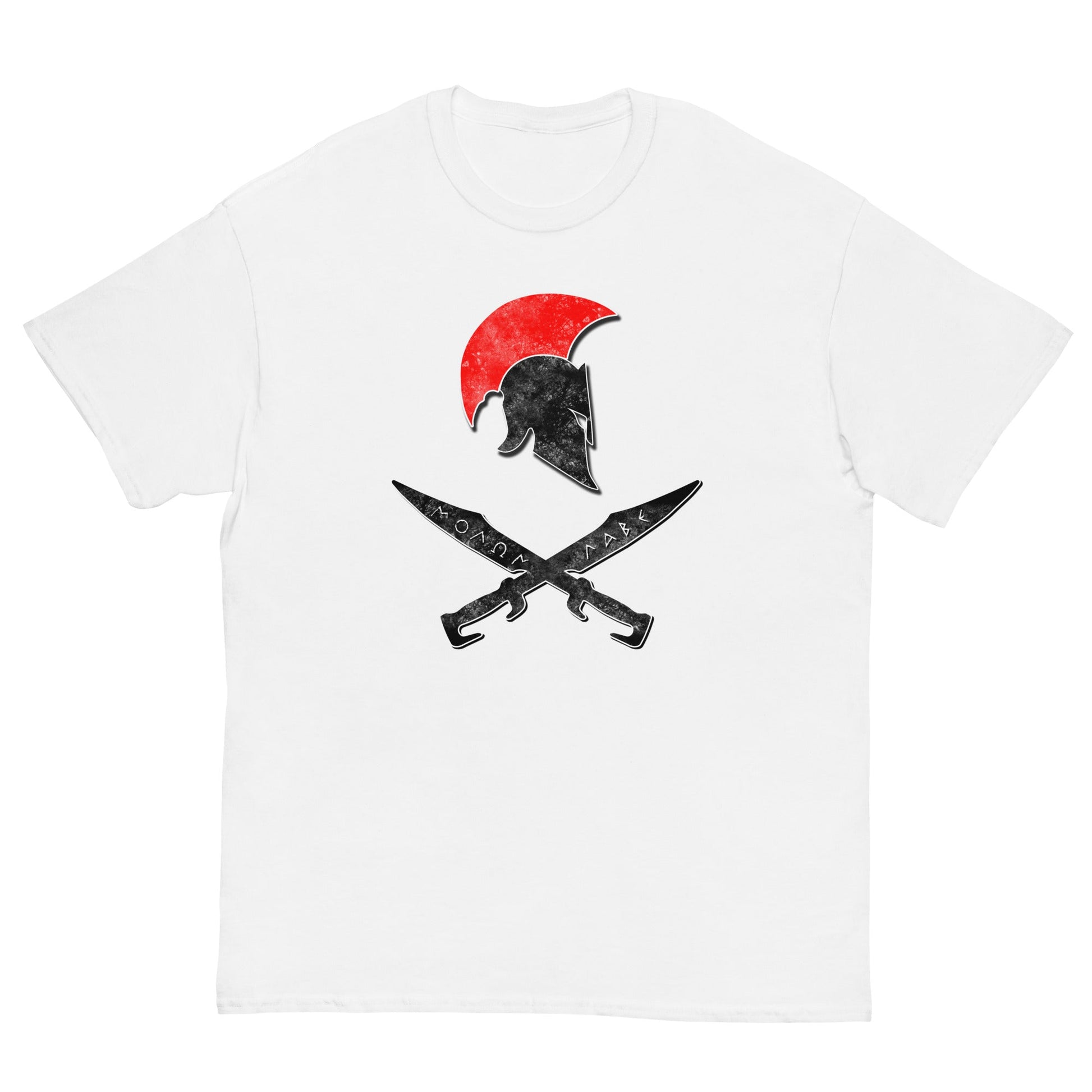 Spartan Molon Labe Swords T-shirt White / S