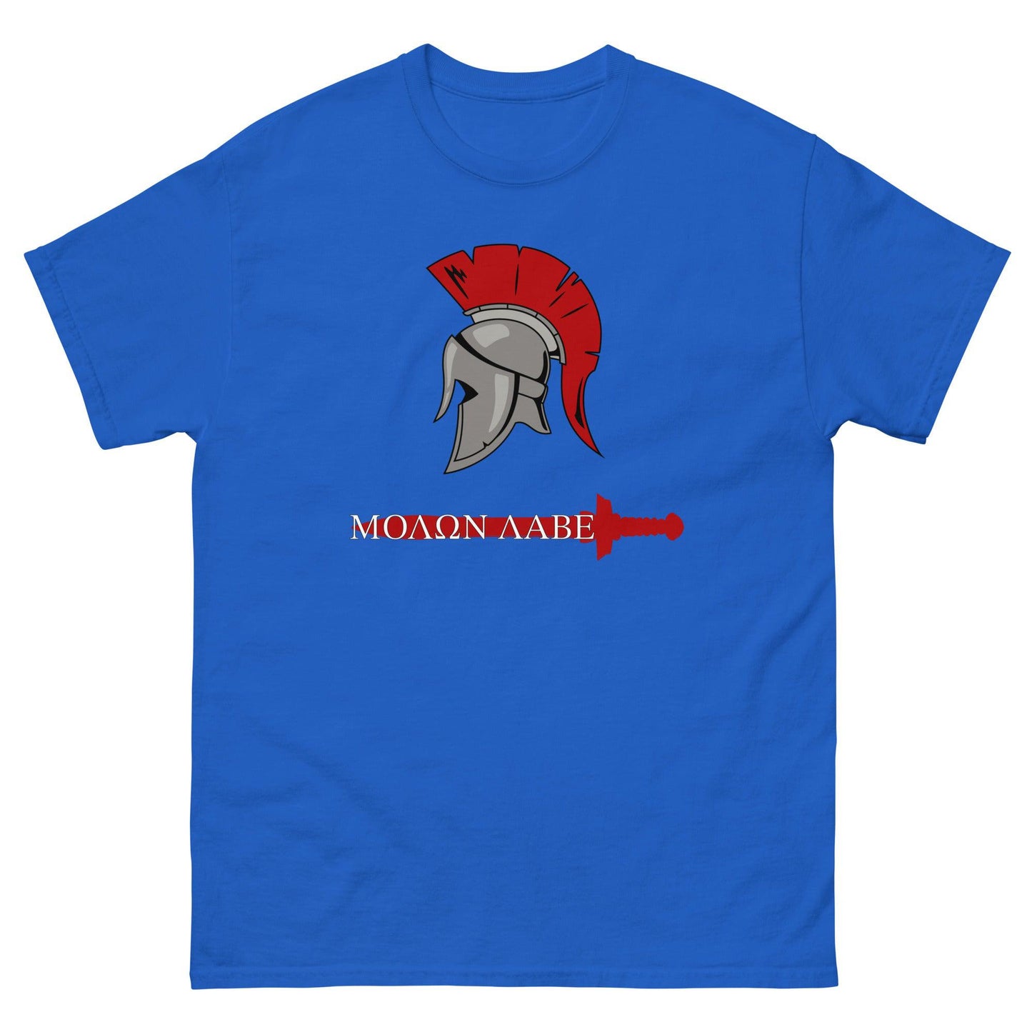 Scar Design Royal / S Spartan Warrior Molon Labe T-shirt