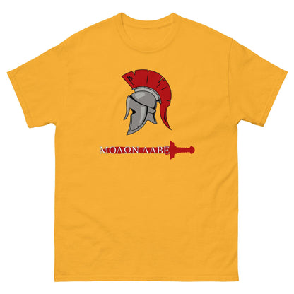 Scar Design Gold / S Spartan Warrior Molon Labe T-shirt