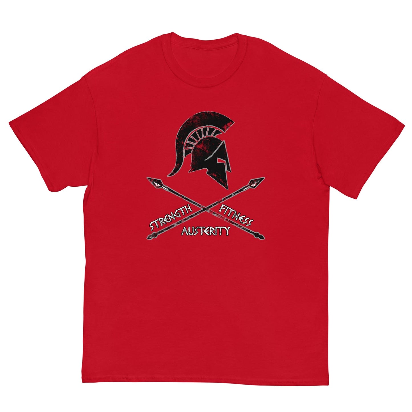 Spartan Warrior Oath T-shirt Red / S