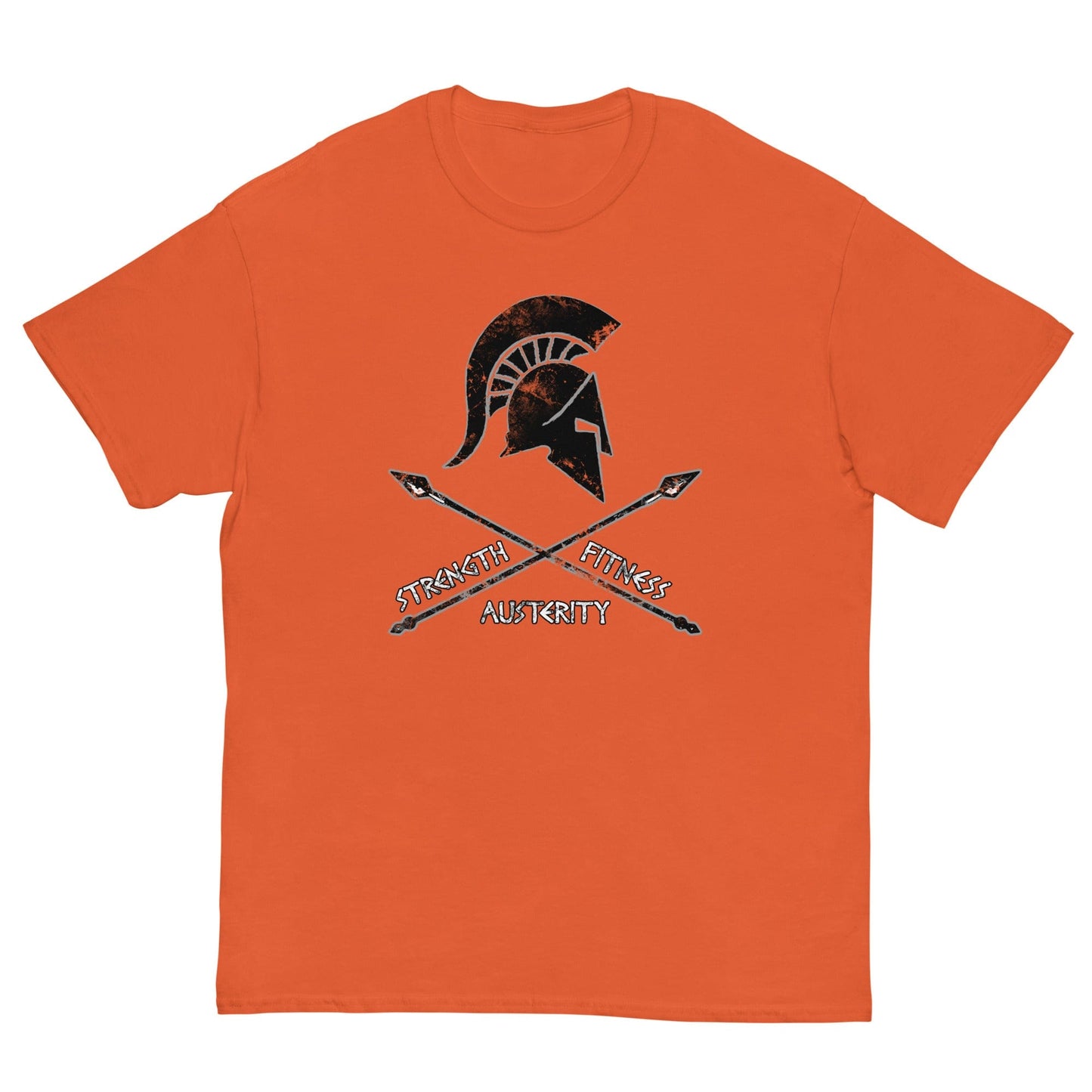 Spartan Warrior Oath T-shirt Orange / S