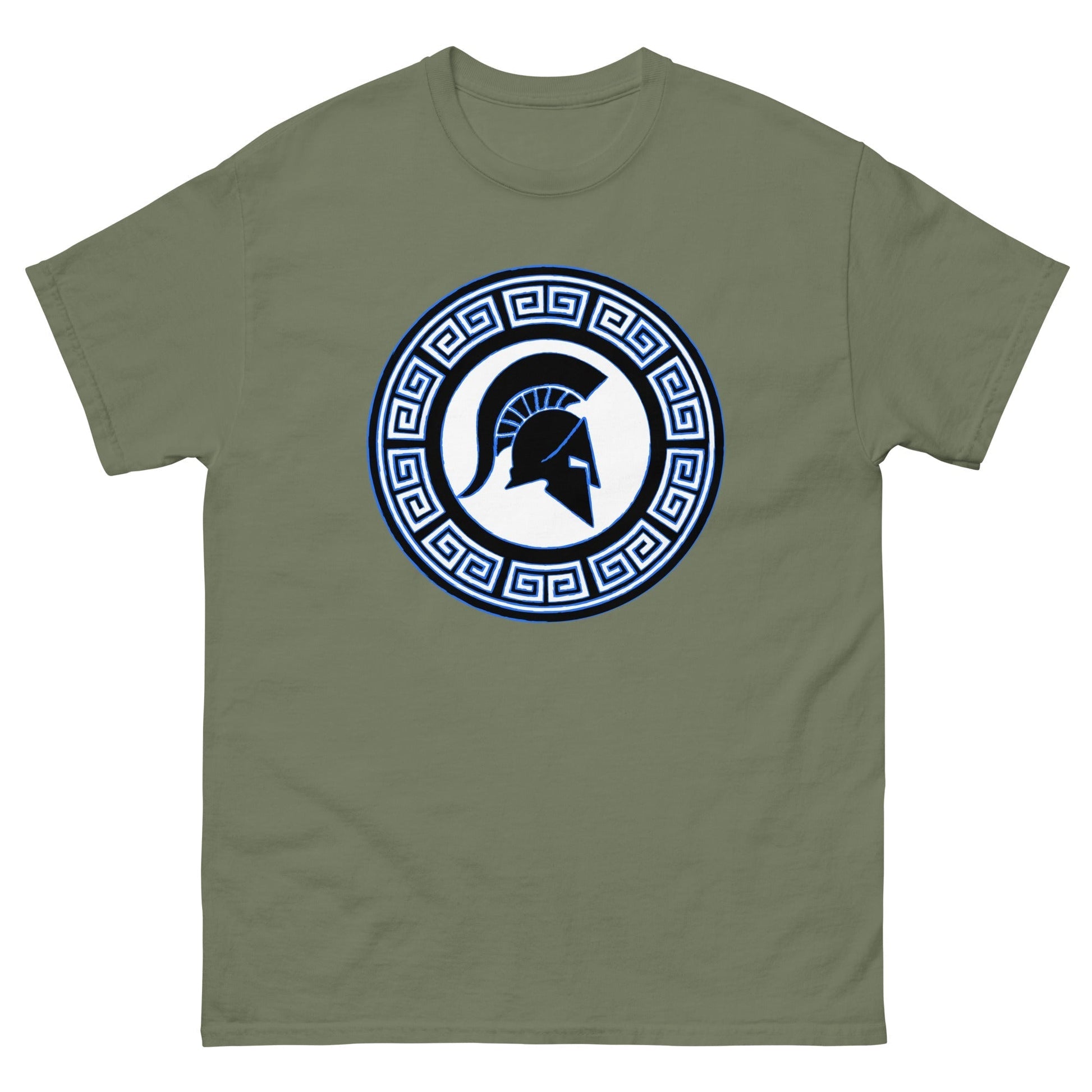 Scar Design Military Green / S Spartan Warrior Shield T-shirt