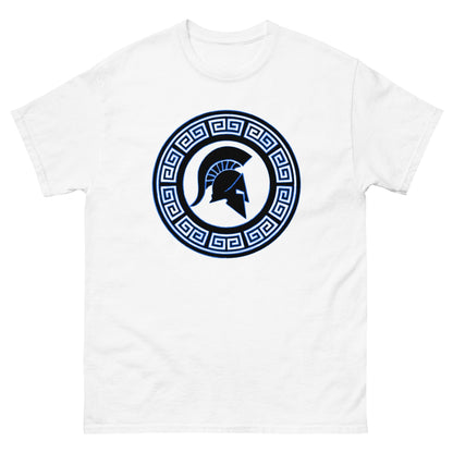 Scar Design White / S Spartan Warrior Shield T-shirt