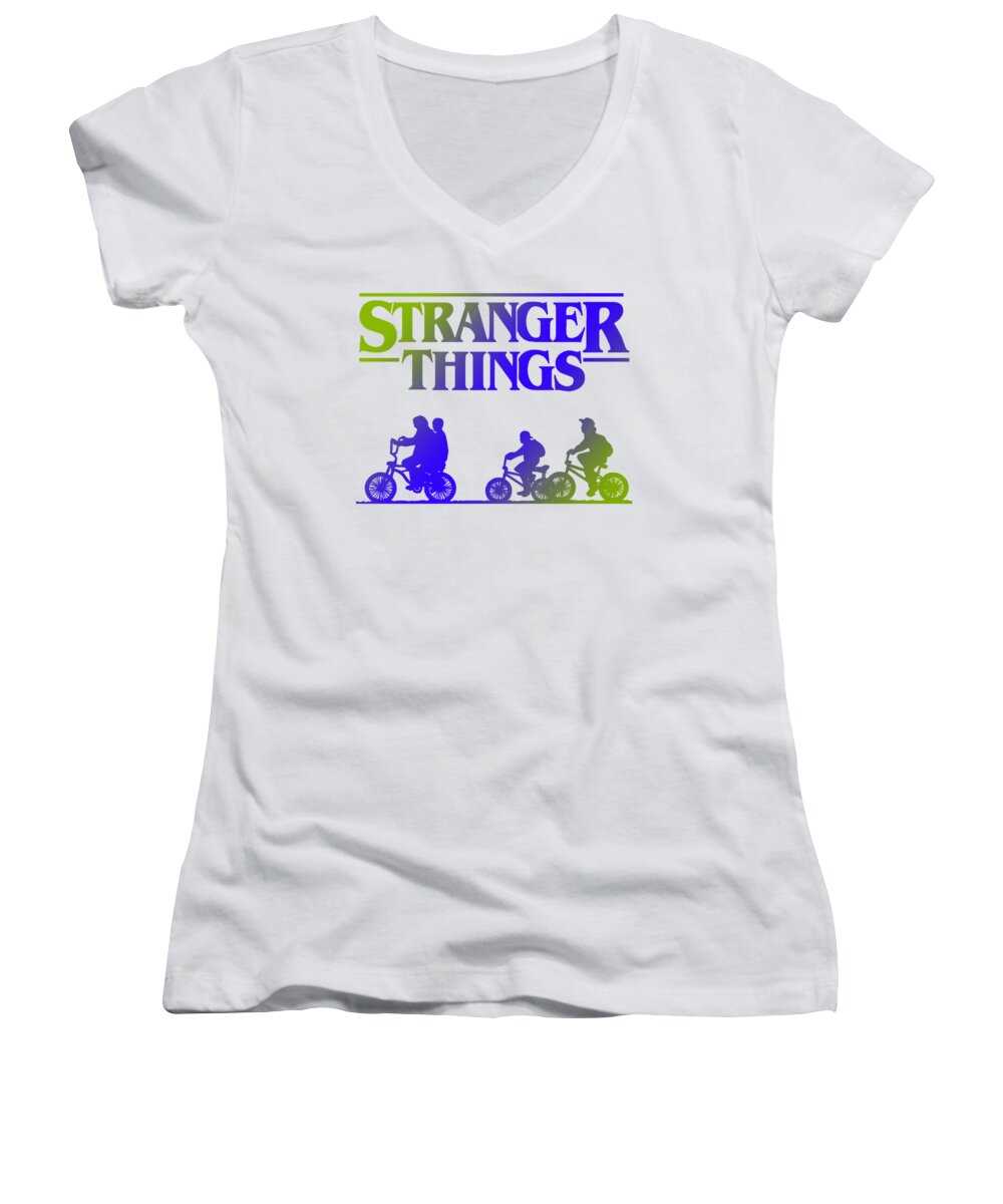 Stranger Kids - Women's V-Neck