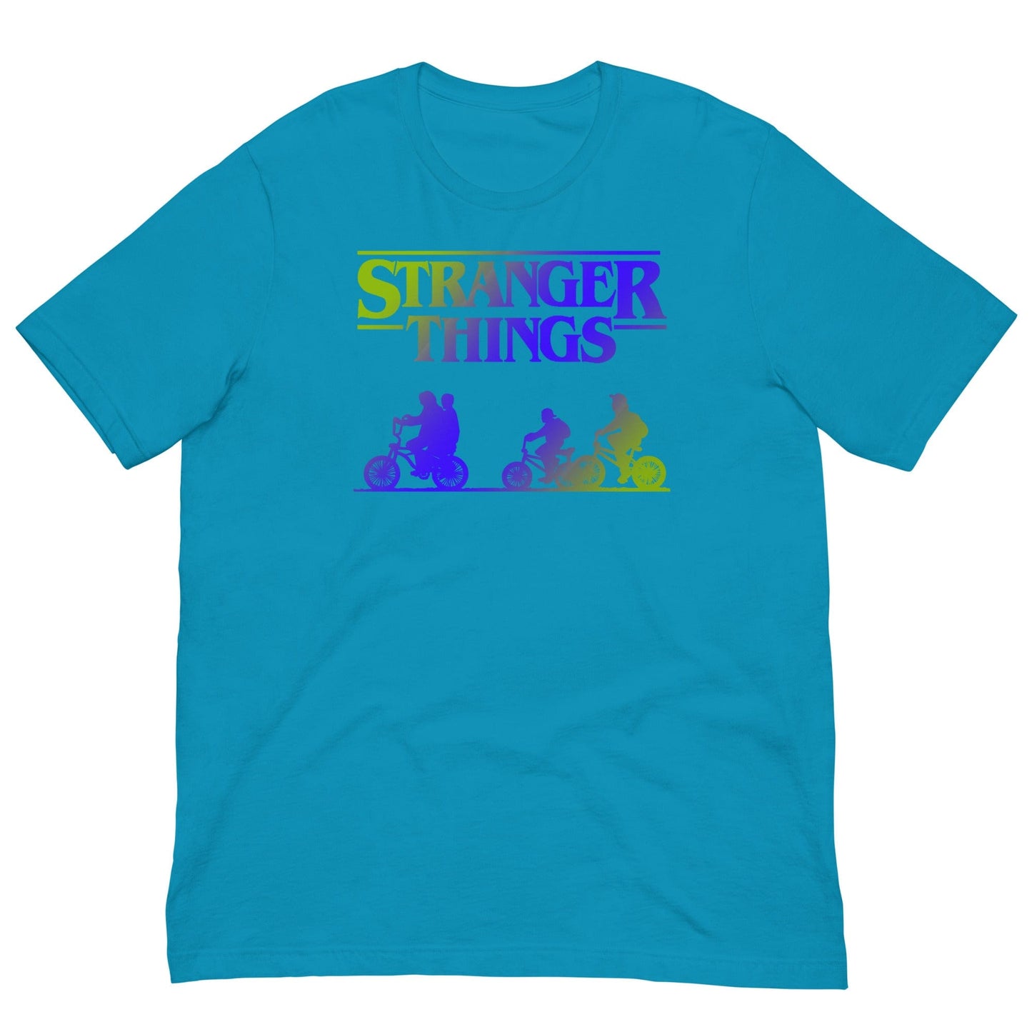 Stranger Things Retro T-shirt Aqua / S