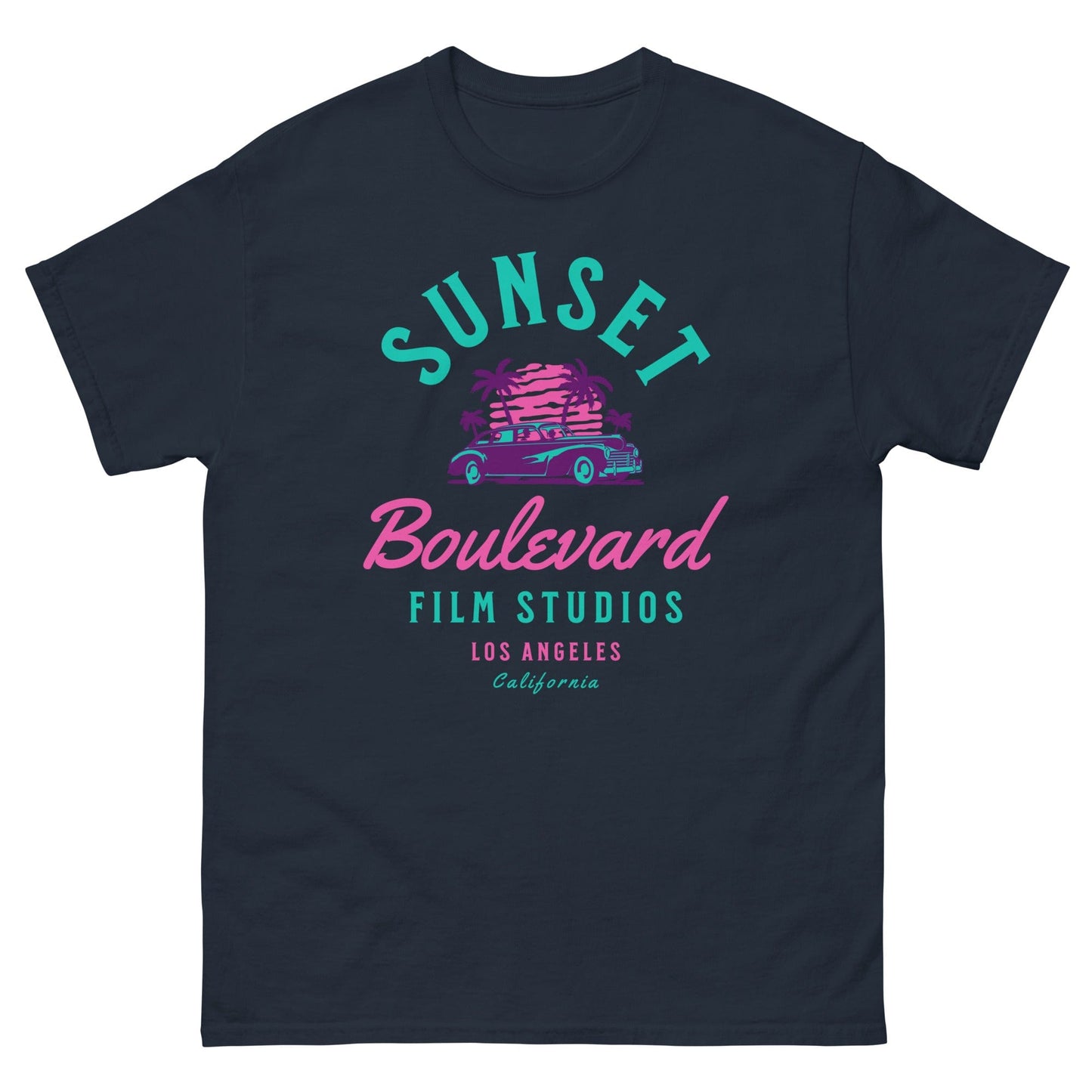 Sunset Boulevard Film Studios T-shirt Navy / S