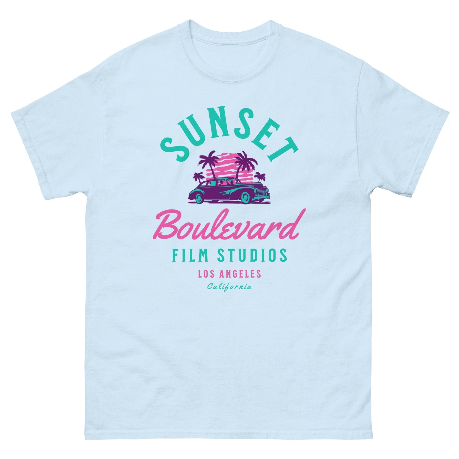 Sunset Boulevard Film Studios T-shirt Light Blue / S
