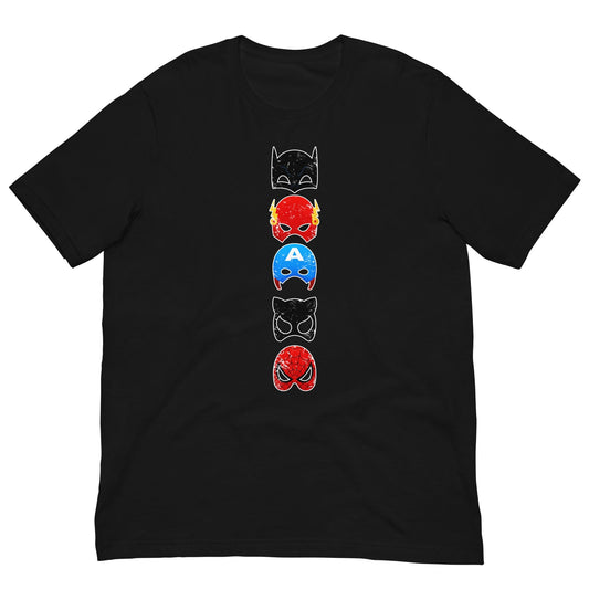 Superheroes T-shirt Black / XS