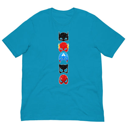 Superheroes T-shirt Aqua / S