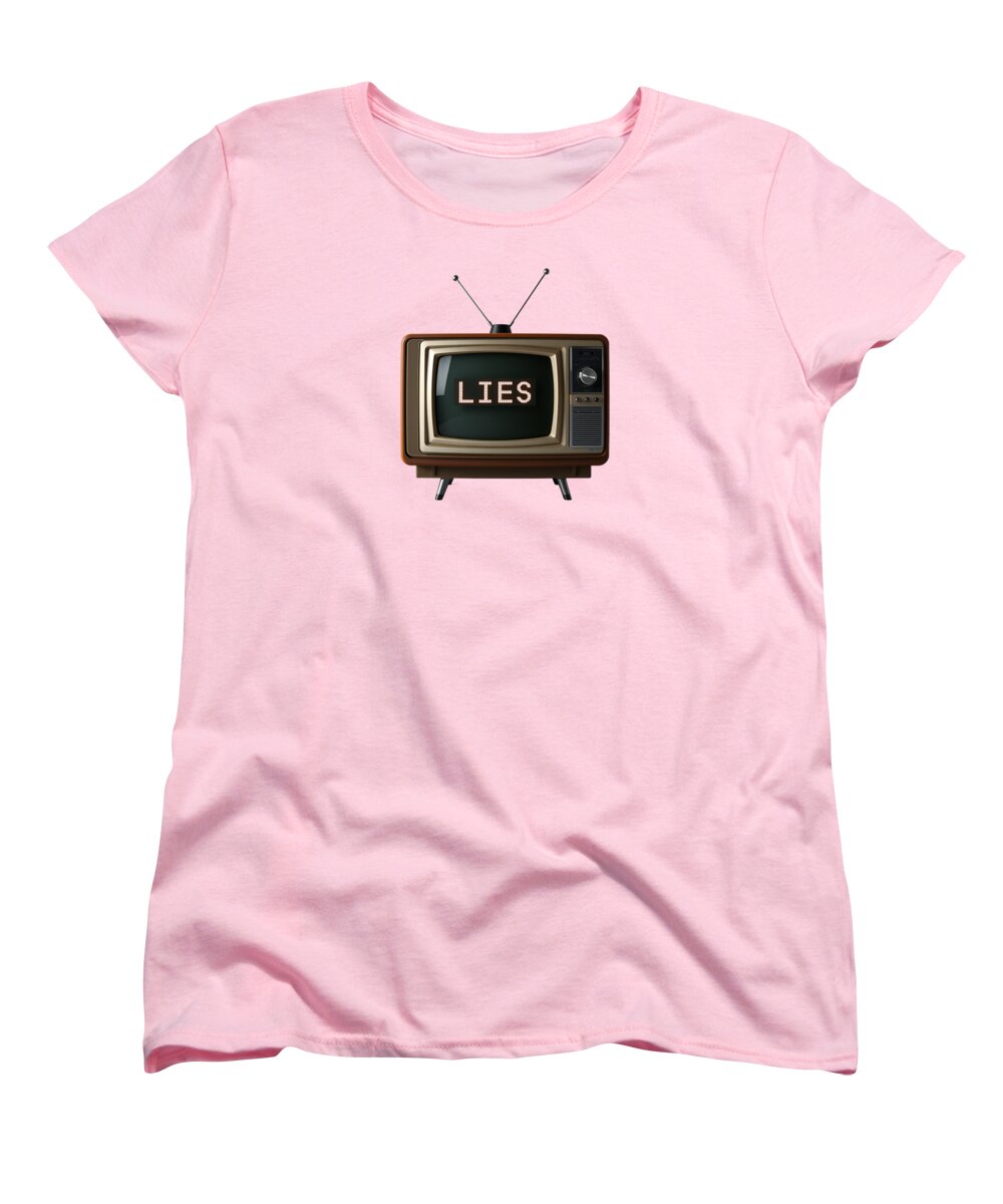 Television Lies - Women's T-Shirt (Standard Fit)