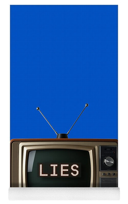 Television Lies - Yoga Mat